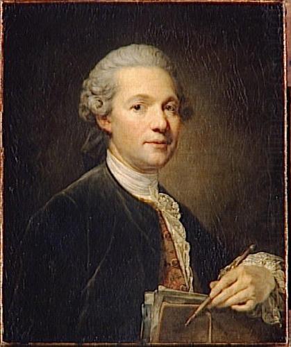 Portrait of Jacques Gabriel French architect, Jean-Baptiste Greuze